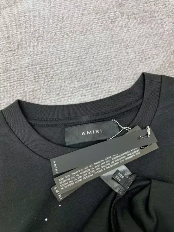 Amiri Cotton T-Shirt – AMS091 - Image 4