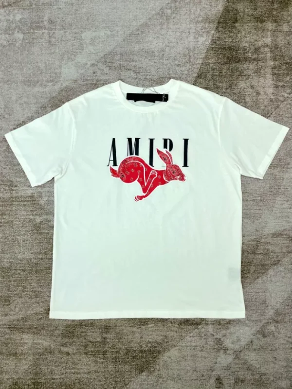 Amiri Cotton T-Shirt – AMS092 - Image 2