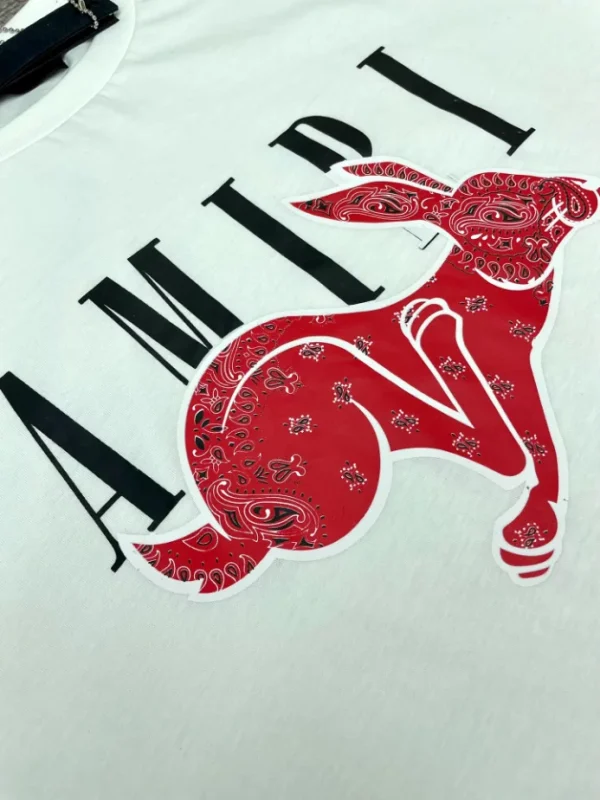 Amiri Cotton T-Shirt – AMS092 - Image 6