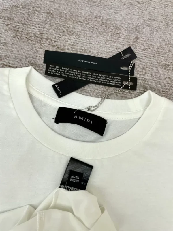 Amiri Cotton T-Shirt – AMS092 - Image 7