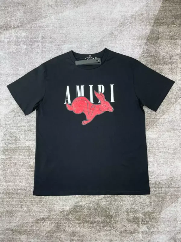 Amiri Cotton T-Shirt – AMS093 - Image 2