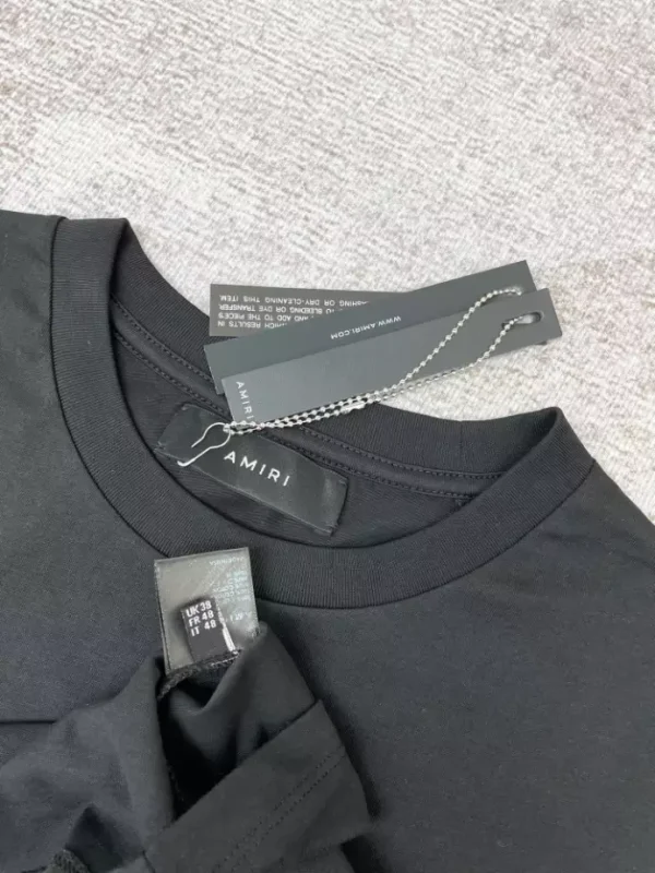 Amiri Cotton T-Shirt – AMS093 - Image 5