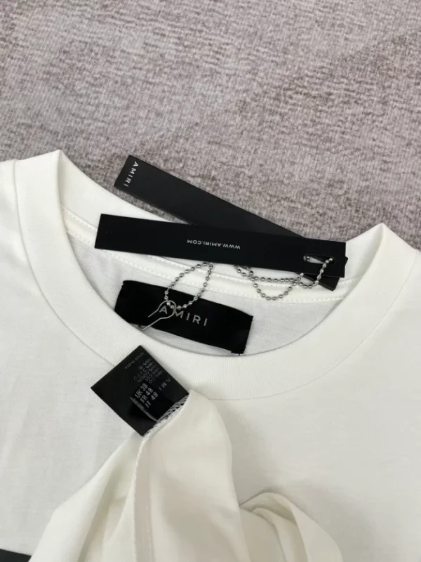 Amiri Cotton T-Shirt – AMS094 - Image 8