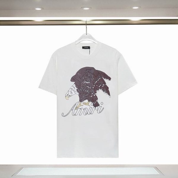 Amiri Eagle-Stamp Cotton T-Shirt – AMS042