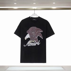 Amiri Eagle-Stamp Cotton T-Shirt – AMS043