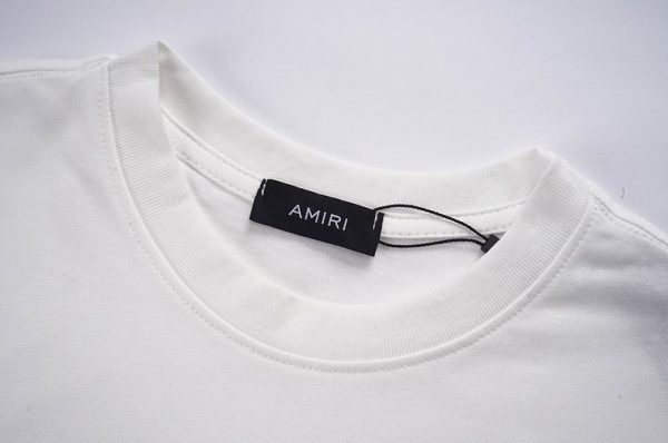 Amiri Logo-Print Cotton T-Shirt – AMS037 - Image 3