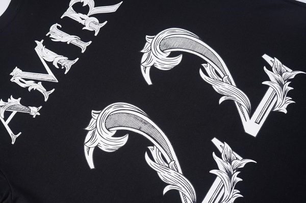Amiri Logo-Print Cotton T-Shirt – AMS039 - Image 3
