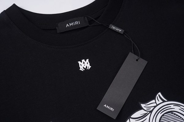 Amiri Logo-Print Cotton T-Shirt – AMS039 - Image 7
