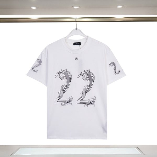 Amiri Logo-Print Cotton T-Shirt – AMS040