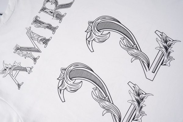 Amiri Logo-Print Cotton T-Shirt – AMS040 - Image 4