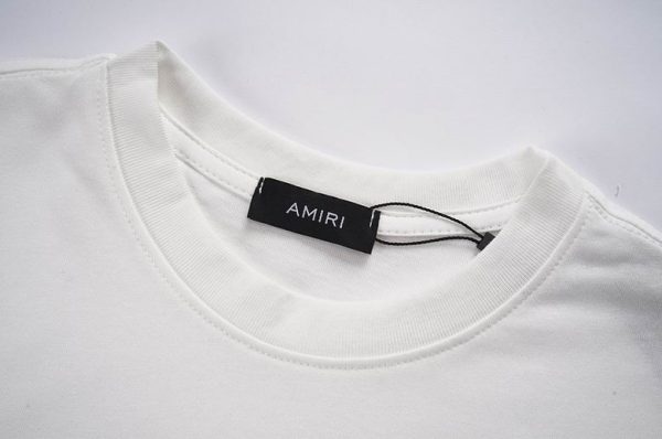 Amiri Logo-Print Cotton T-Shirt – AMS047 - Image 3