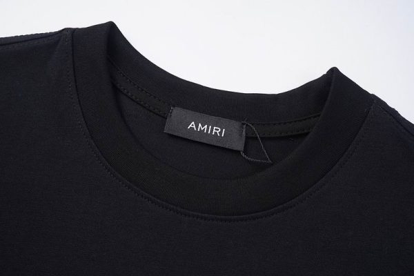 Amiri Logo-Print Cotton T-Shirt – AMS048 - Image 4