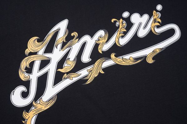 Amiri Logo-Print Cotton T-Shirt – AMS048 - Image 5