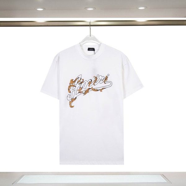 Amiri Logo-Print Cotton T-Shirt – AMS049