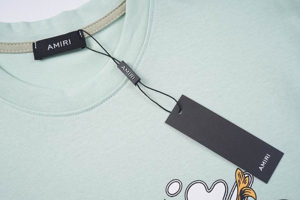 Amiri Logo-Print Cotton T-Shirt – AMS050 - Image 4