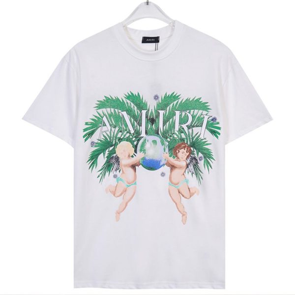 Amiri Logo-Print Cotton T-Shirt – AMS051