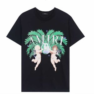 Amiri Logo-Print Cotton T-Shirt – AMS052