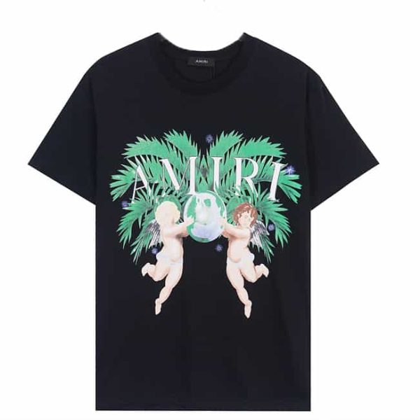 Amiri Logo-Print Cotton T-Shirt – AMS052