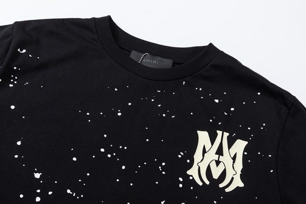 Amiri Logo-Print Cotton T-Shirt – AMS054 - Image 3