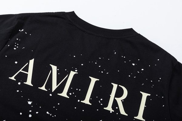 Amiri Logo-Print Cotton T-Shirt – AMS054 - Image 4