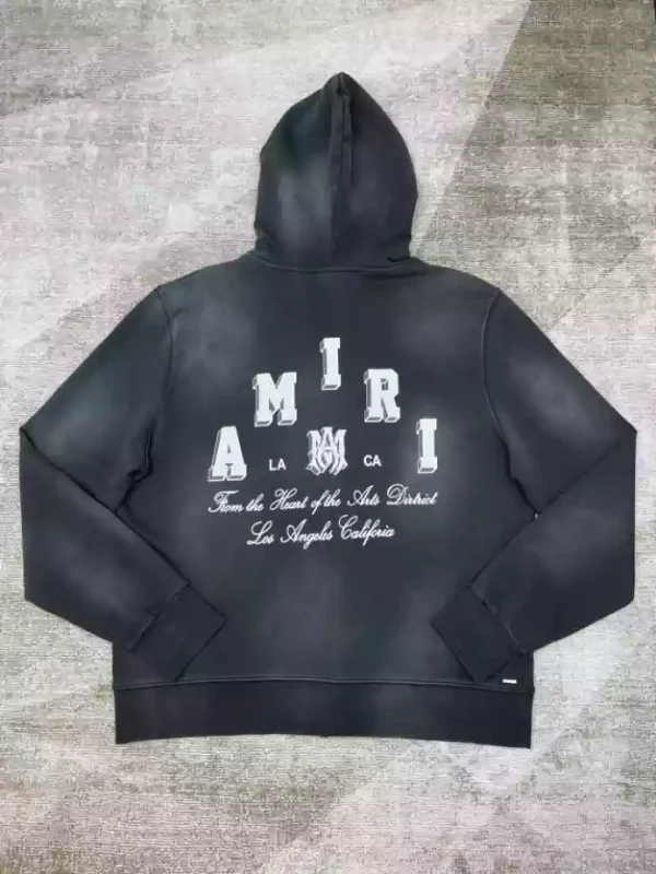 Amiri Ma Core Logo Zip Hoodie – SAV002 - Image 3