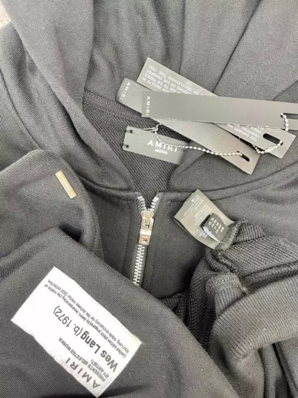 Amiri Ma Core Logo Zip Hoodie – SAV004 - Image 8