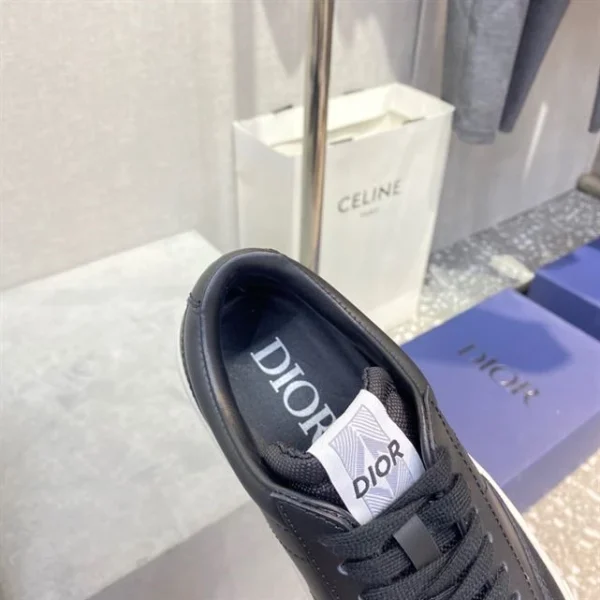 B101 SNEAKER BLACK SMOOTH CALFSKIN AND NUBUCK – CD137 - Image 3