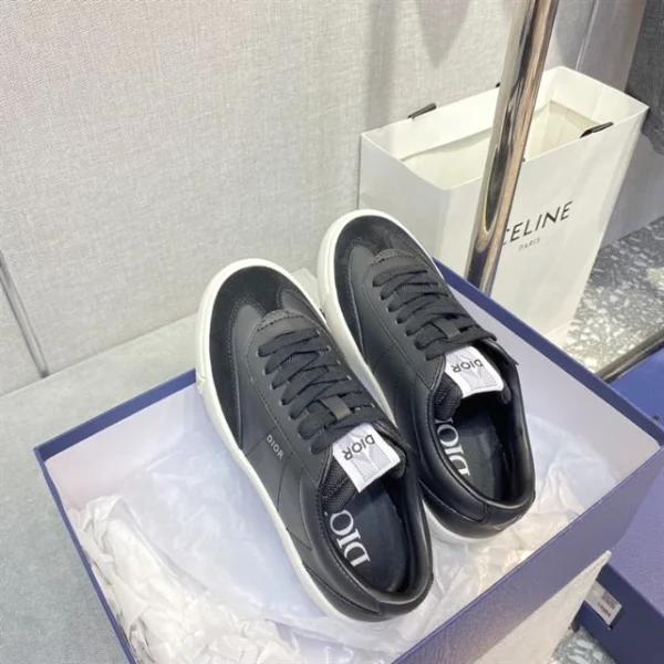 B101 SNEAKER BLACK SMOOTH CALFSKIN AND NUBUCK – CD137 - Image 7