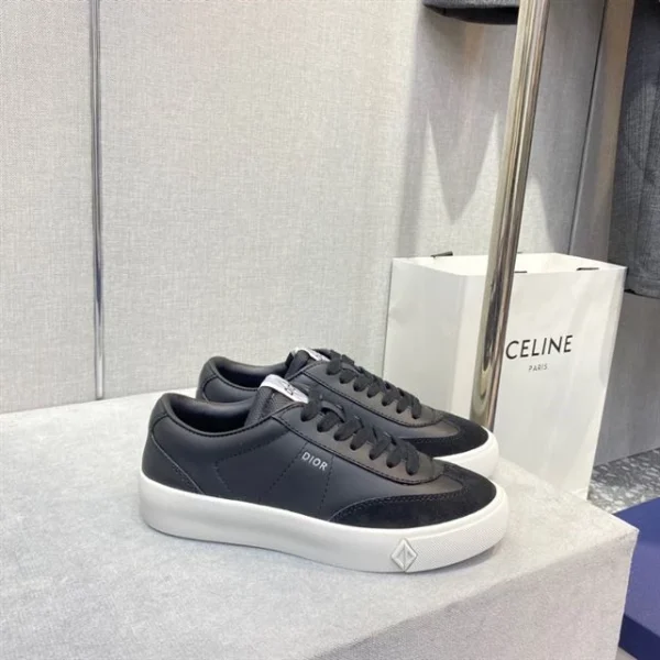 B101 SNEAKER BLACK SMOOTH CALFSKIN AND NUBUCK – CD137 - Image 8