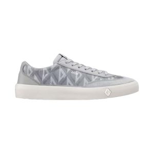 B101 SNEAKER DIOR GRAY CD DIAMOND CANVAS, SMOOTH CALFSKIN AND NUBUCK – CD144