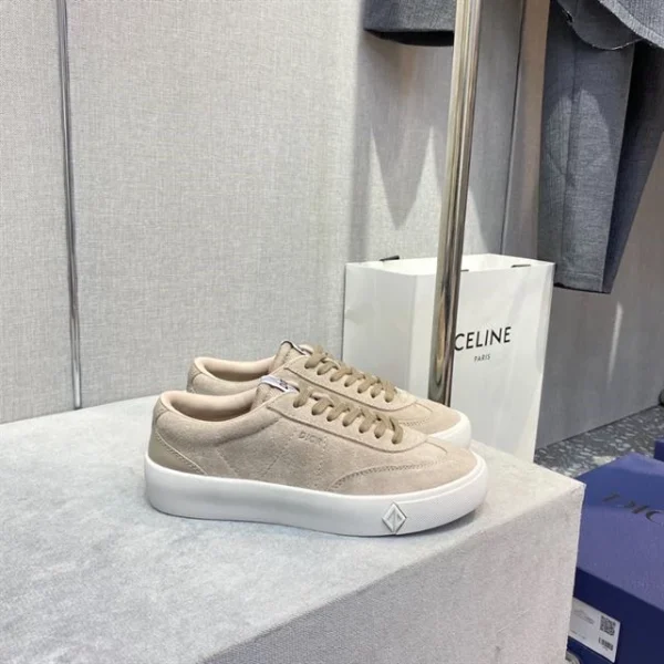 B101 SNEAKER GREIGE NUBUCK CALFSKIN – CD142 - Image 4