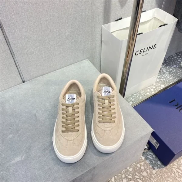 B101 SNEAKER GREIGE NUBUCK CALFSKIN – CD142 - Image 5