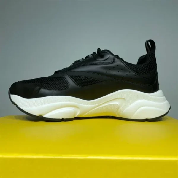 B22 SNEAKER BLACK TECHNICAL MESH AND CALFSKIN – CD134 - Image 5
