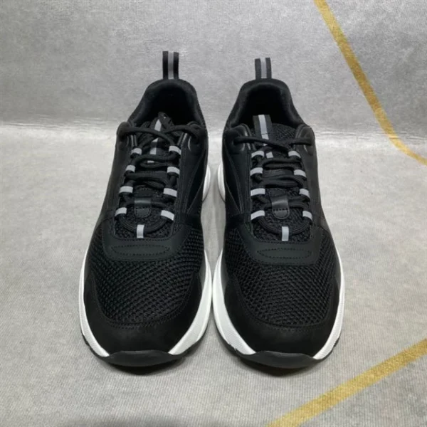 B22 SNEAKER BLACK TECHNICAL MESH AND CALFSKIN – CD134 - Image 8