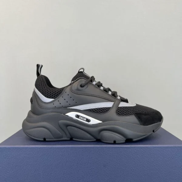 B22 SNEAKER BLACK TECHNICAL MESH AND SMOOTH CALFSKIN – CD136 - Image 2