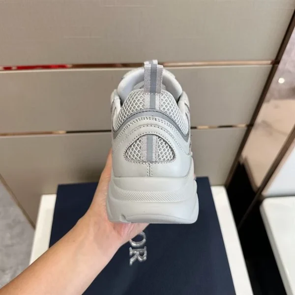 B22 SNEAKER DIOR GRAY TECHNICAL MESH AND SMOOTH CALFSKIN – CD131 - Image 7