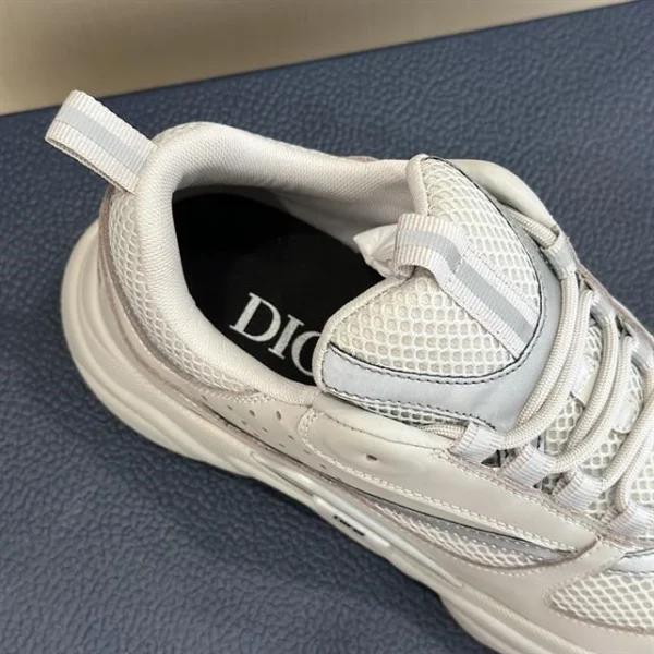 B22 SNEAKER DIOR GRAY TECHNICAL MESH AND SMOOTH CALFSKIN – CD131 - Image 8
