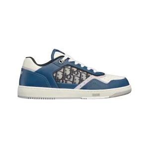 B27 LOW-TOP SNEAKER BLUE, CREAM AND DIOR GRAY – CDO93