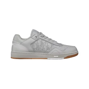 B27 LOW-TOP SNEAKER GRAY SMOOTH CALFSKIN AND DIOR OBLIQUE GALAXY LEATHER – CDO86