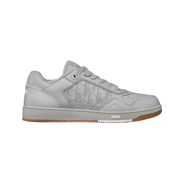 B27 LOW-TOP SNEAKER GRAY SMOOTH CALFSKIN AND DIOR OBLIQUE GALAXY LEATHER – CDO86