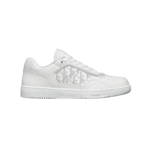 B27 LOW-TOP SNEAKER WHITE SMOOTH CALFSKIN AND DIOR OBLIQUE GALAXY LEATHER – CDO89