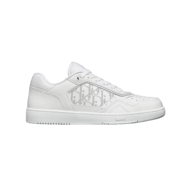 B27 LOW-TOP SNEAKER WHITE SMOOTH CALFSKIN AND DIOR OBLIQUE GALAXY LEATHER – CDO89