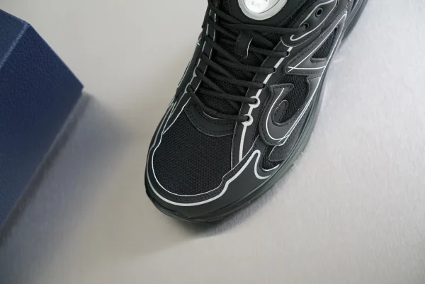 B30 LOW-TOP SNEAKER BLACK MESH AND TECHNICAL FABRIC – CD103 - Image 3