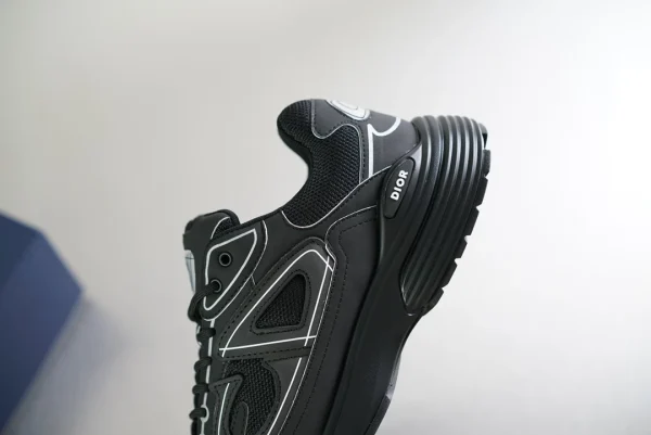 B30 LOW-TOP SNEAKER BLACK MESH AND TECHNICAL FABRIC – CD103 - Image 4