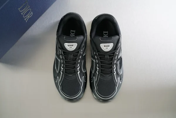 B30 LOW-TOP SNEAKER BLACK MESH AND TECHNICAL FABRIC – CD103 - Image 6