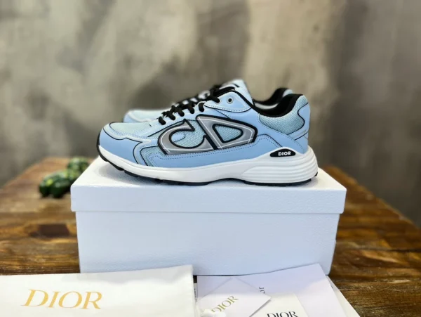 B30 LOW-TOP SNEAKER BLUE MESH AND TECHNICAL FABRIC – CD107 - Image 2