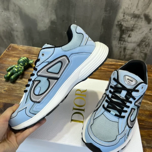 B30 LOW-TOP SNEAKER BLUE MESH AND TECHNICAL FABRIC – CD107 - Image 4