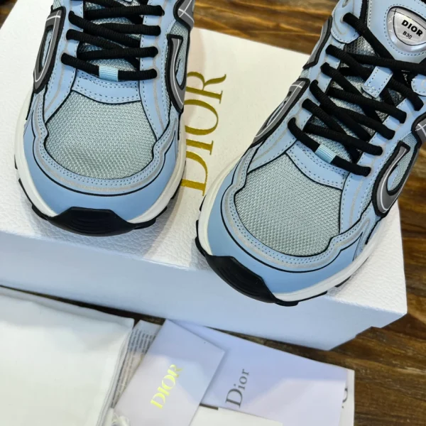 B30 LOW-TOP SNEAKER BLUE MESH AND TECHNICAL FABRIC – CD107 - Image 7