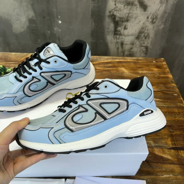 B30 LOW-TOP SNEAKER BLUE MESH AND TECHNICAL FABRIC – CD107 - Image 3