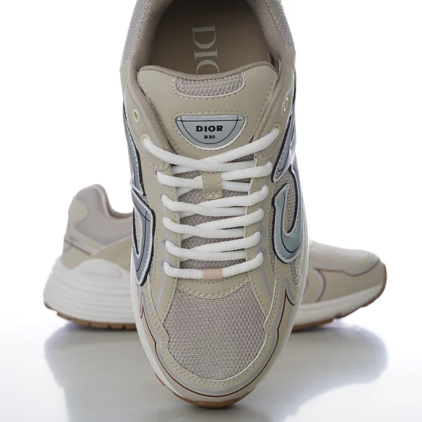 B30 LOW-TOP SNEAKER CREAM MESH AND TECHNICAL FABRIC – CD102 - Image 3